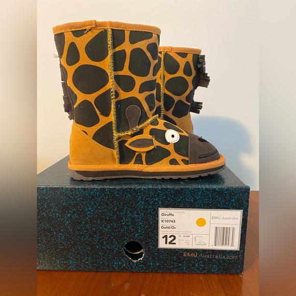EMU KIDS Giraffe Size US12 (toddler) boots - Picture 2 of 4